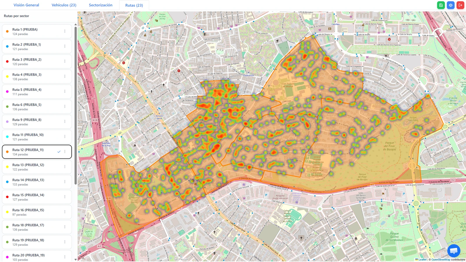 Territorio optimizado